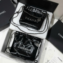 Túi Chanel 22 Mini Black Quai Ngọc Fullbox Nam Châm